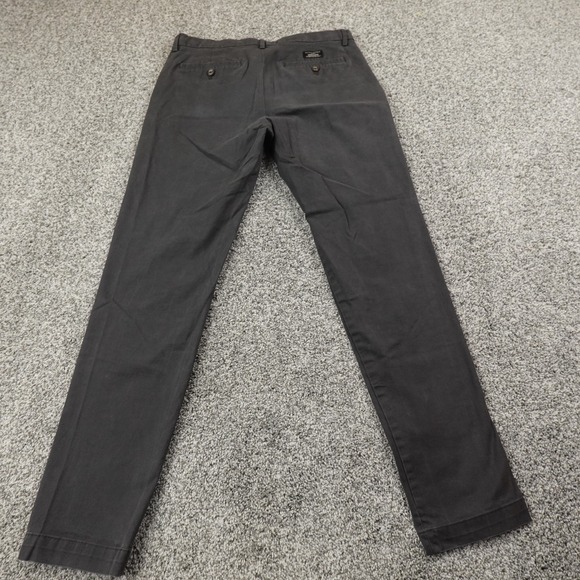 Banana Republic Pants Mens 32X34 Gray Mason Chino Trouser Straight Stretch Flex - Picture 9 of 13